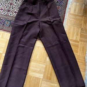 LRL silk linen dress trouser